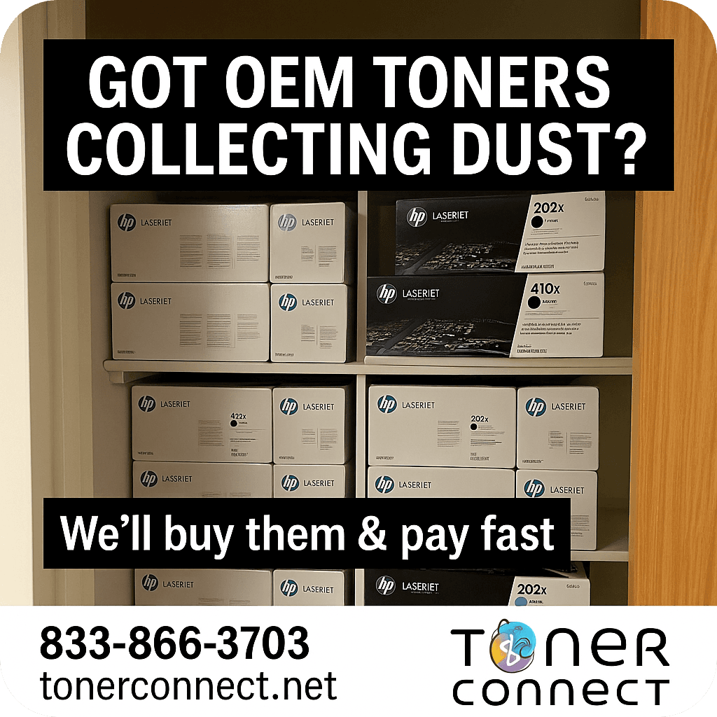 Toner Buyers | Where to Sell Unused Toner Cartridges for Cash