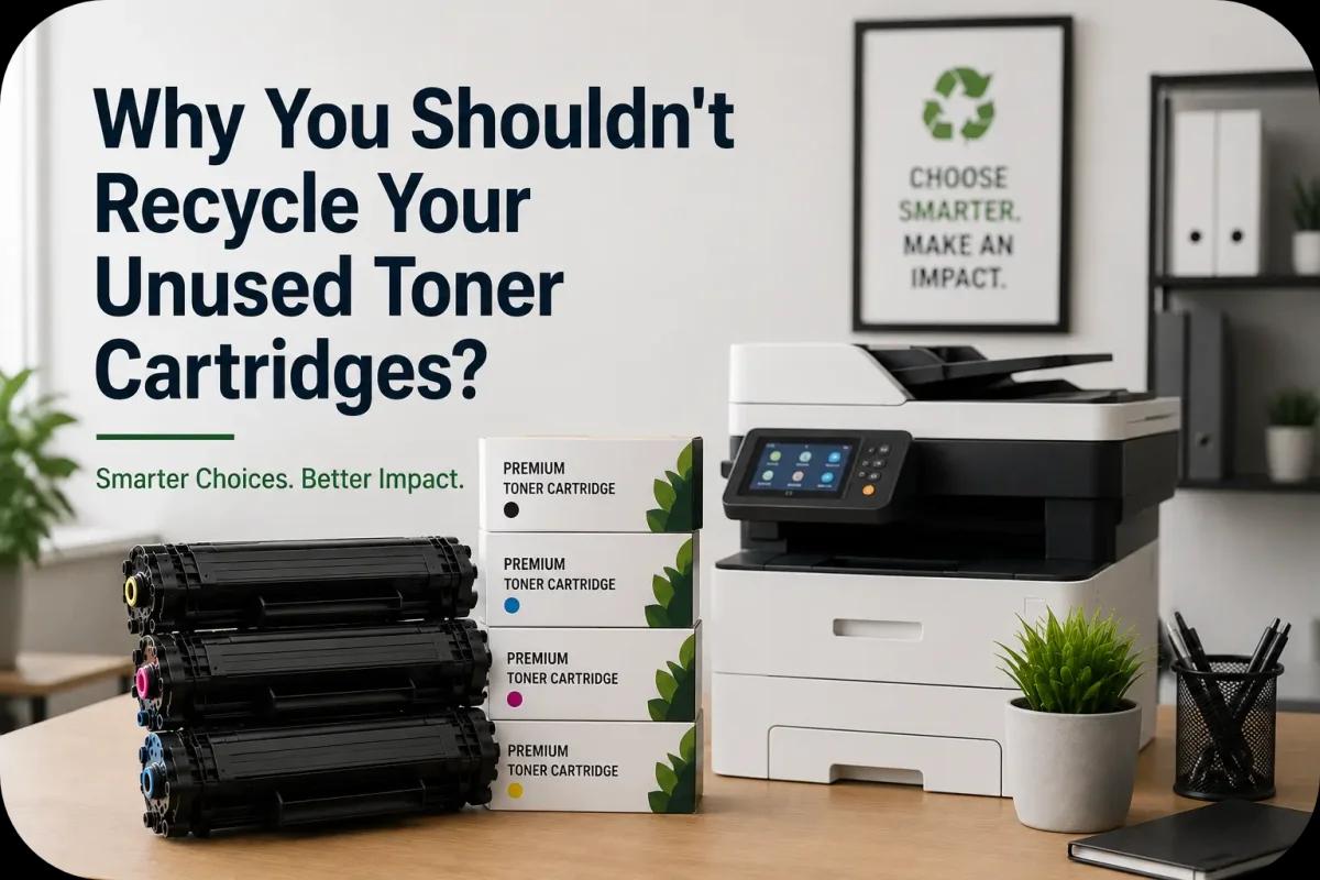 Why You Shouldn't Recycle Your Unused Toner Cartridges?
