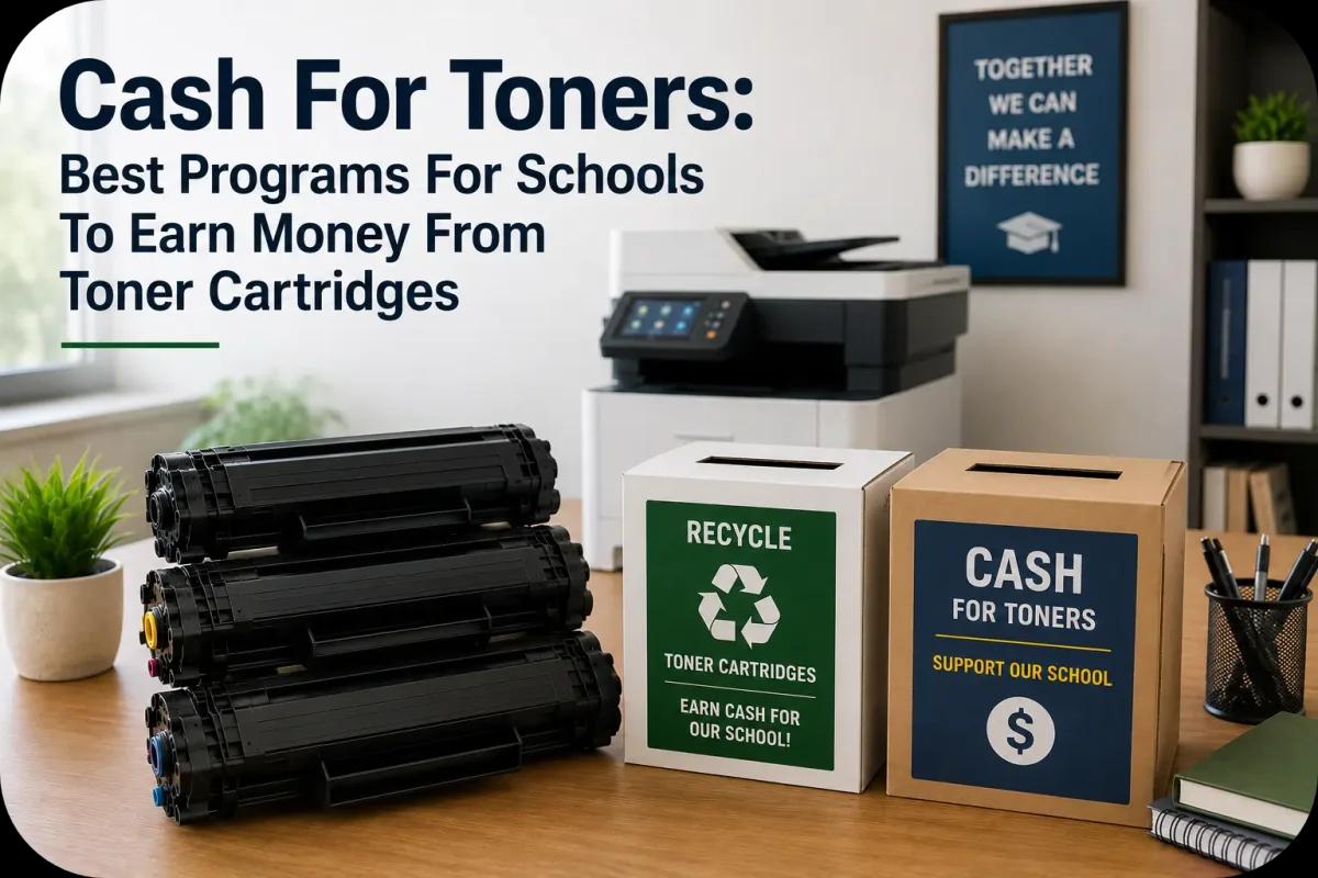 Cash For Toners: Best Programs For Schools To Earn Money From Toner Cartridges