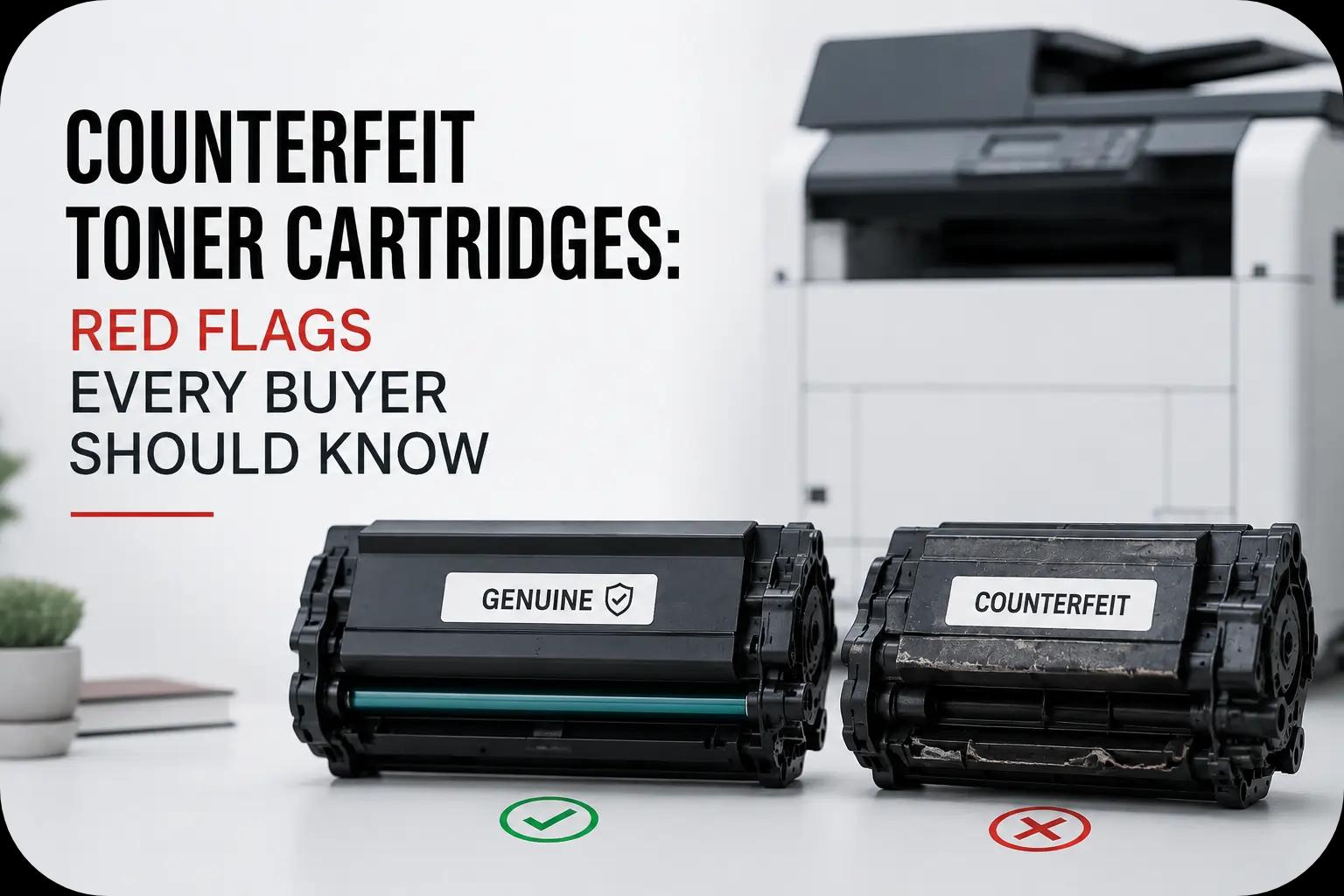 Counterfeit Toner Cartridges | Red Flags Every Buyer Should Know
