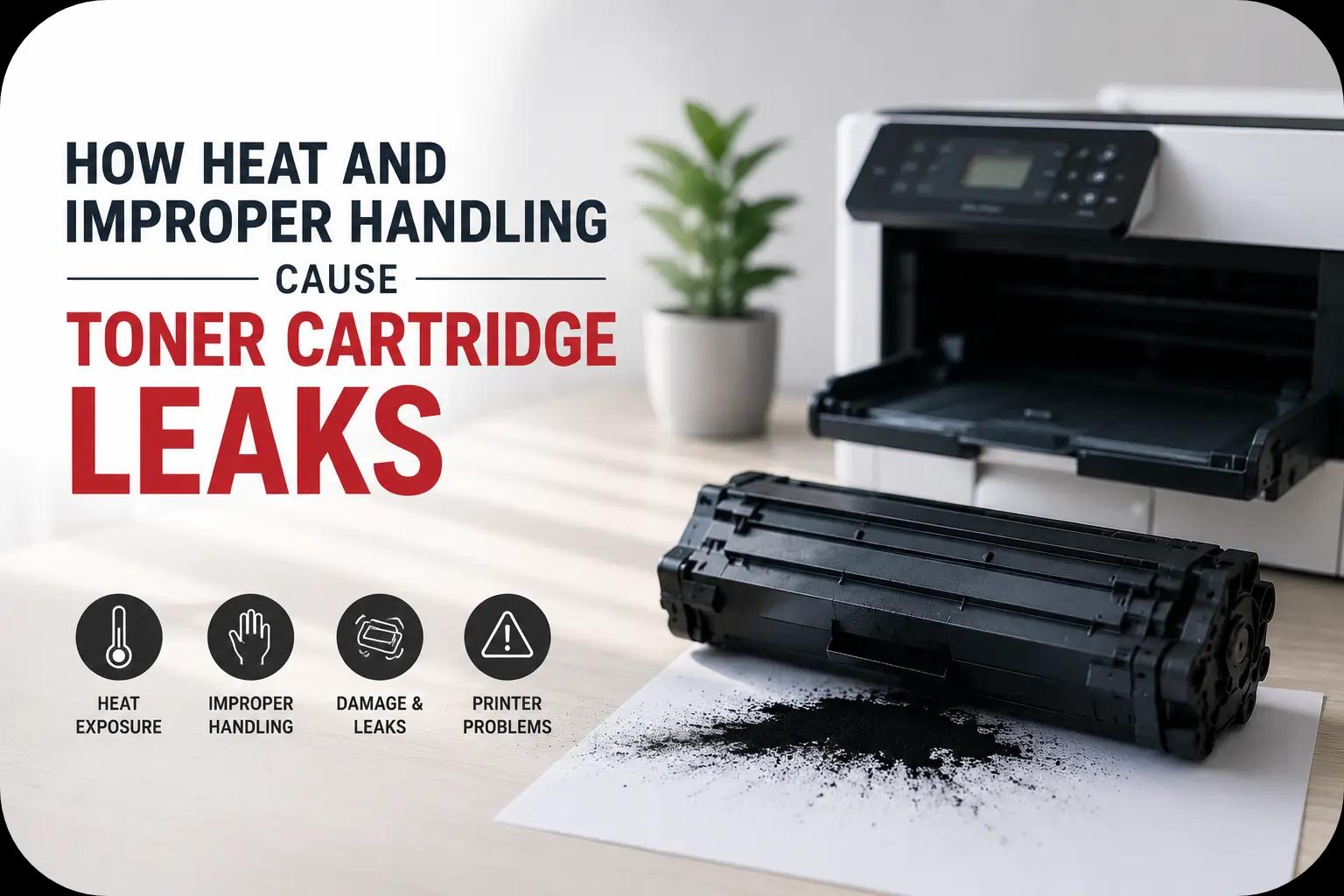 How Heat and Improper Handling Cause Toner Cartridge Leaks?