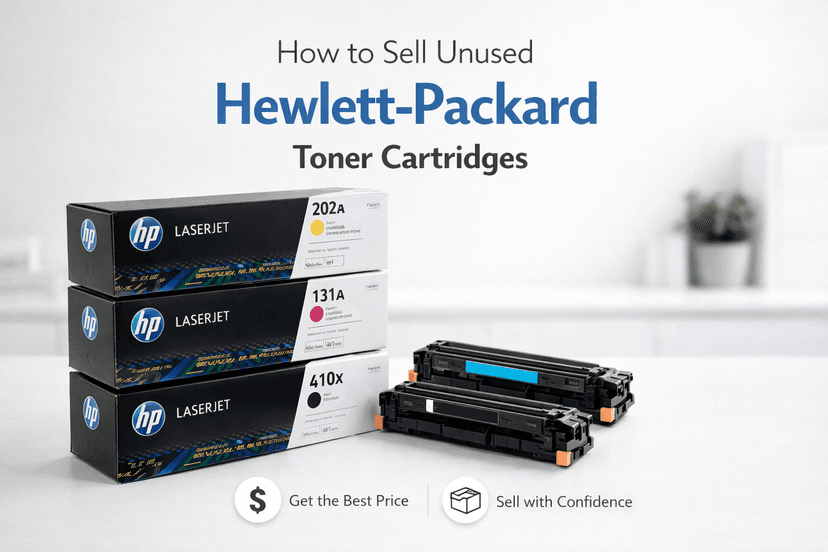 How to Sell Unused Hewlett-Packard Toner Cartridges?