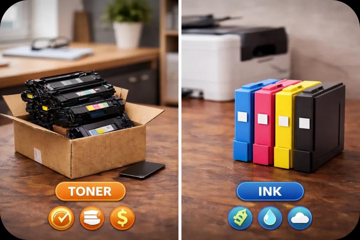 Toner Cartridge vs Ink - Toner Connect