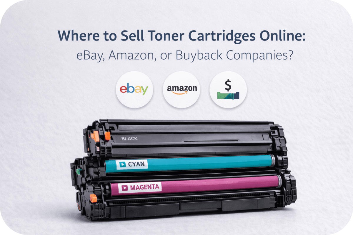 Where to Sell Toner Cartridges Online eBay, Amazon, or Buyback Companies