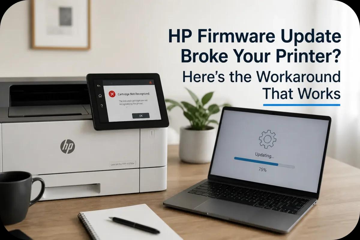 HP Firmware Update Broke Your Printer? Here’s the Workaround That Works