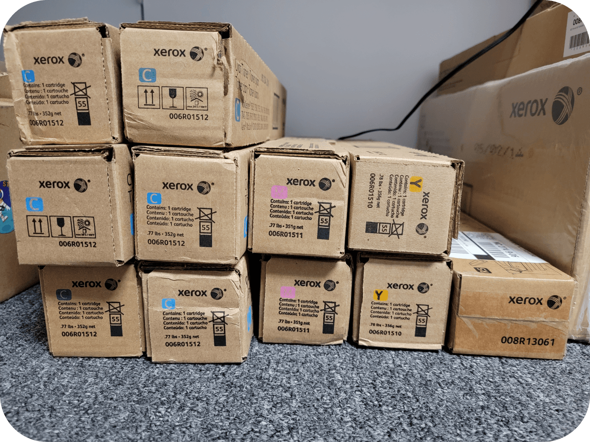 Find toner model number before selling cartridges