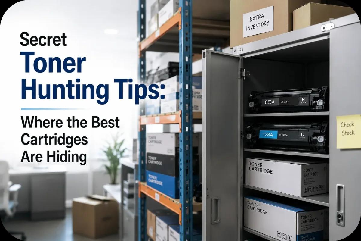 Secret toner hunting tips blog cover