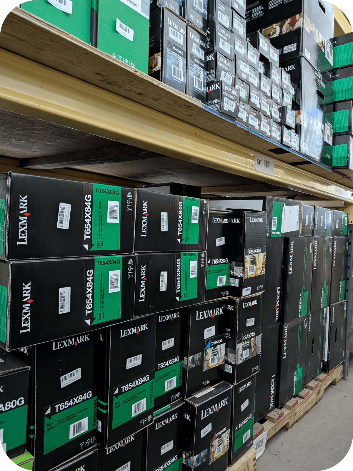 Sell toner in bulk from an office with surplus cartridges